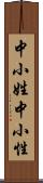 中小姓;中小性 Scroll