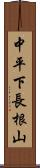 中平下長根山 Scroll