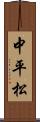 中平松 Scroll