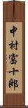中村富十郎 Scroll