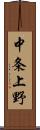 中条上野 Scroll