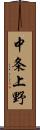 中条上野 Scroll