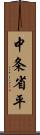 中条省平 Scroll