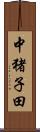 中猪子田 Scroll