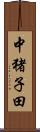 中猪子田 Scroll