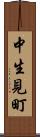 中生見町 Scroll