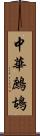 中華鷓鴣 Scroll