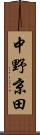 中野京田 Scroll