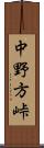 中野方峠 Scroll