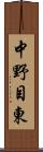中野目東 Scroll