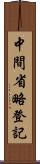 中間省略登記 Scroll