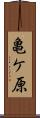 亀ケ原 Scroll