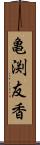 亀渕友香 Scroll