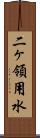 二ヶ領用水 Scroll