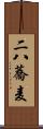 二八蕎麦 Scroll