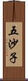 五沙子 Scroll