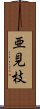 亜見枝 Scroll