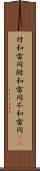 付和雷同 Scroll