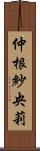 仲根紗央莉 Scroll