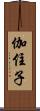 伽住子 Scroll