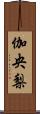 伽央梨 Scroll
