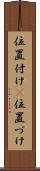 位置付け(P) Scroll