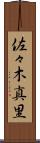 佐々木真里 Scroll