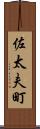 佐太夫町 Scroll