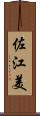 佐江美 Scroll