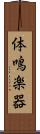体鳴楽器 Scroll