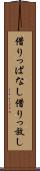 借りっぱなし Scroll