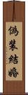 偽装結婚 Scroll