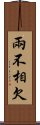 兩不相欠 Scroll