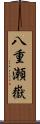 八重瀬嶽 Scroll