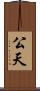 公天 Scroll
