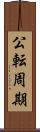 公転周期 Scroll