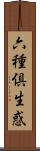 六種倶生惑 Scroll