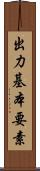 出力基本要素 Scroll