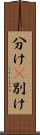分け(P) Scroll