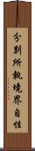 分別所執境界自性 Scroll