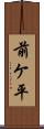 前ケ平 Scroll
