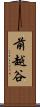 前越谷 Scroll