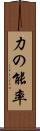 力の能率 Scroll