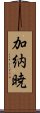 加納暁 Scroll