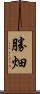 勝畑 Scroll