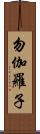 勿伽羅子 Scroll