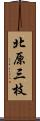 北原三枝 Scroll