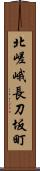 北嵯峨長刀坂町 Scroll