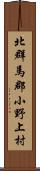 北群馬郡小野上村 Scroll