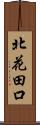 北花田口 Scroll